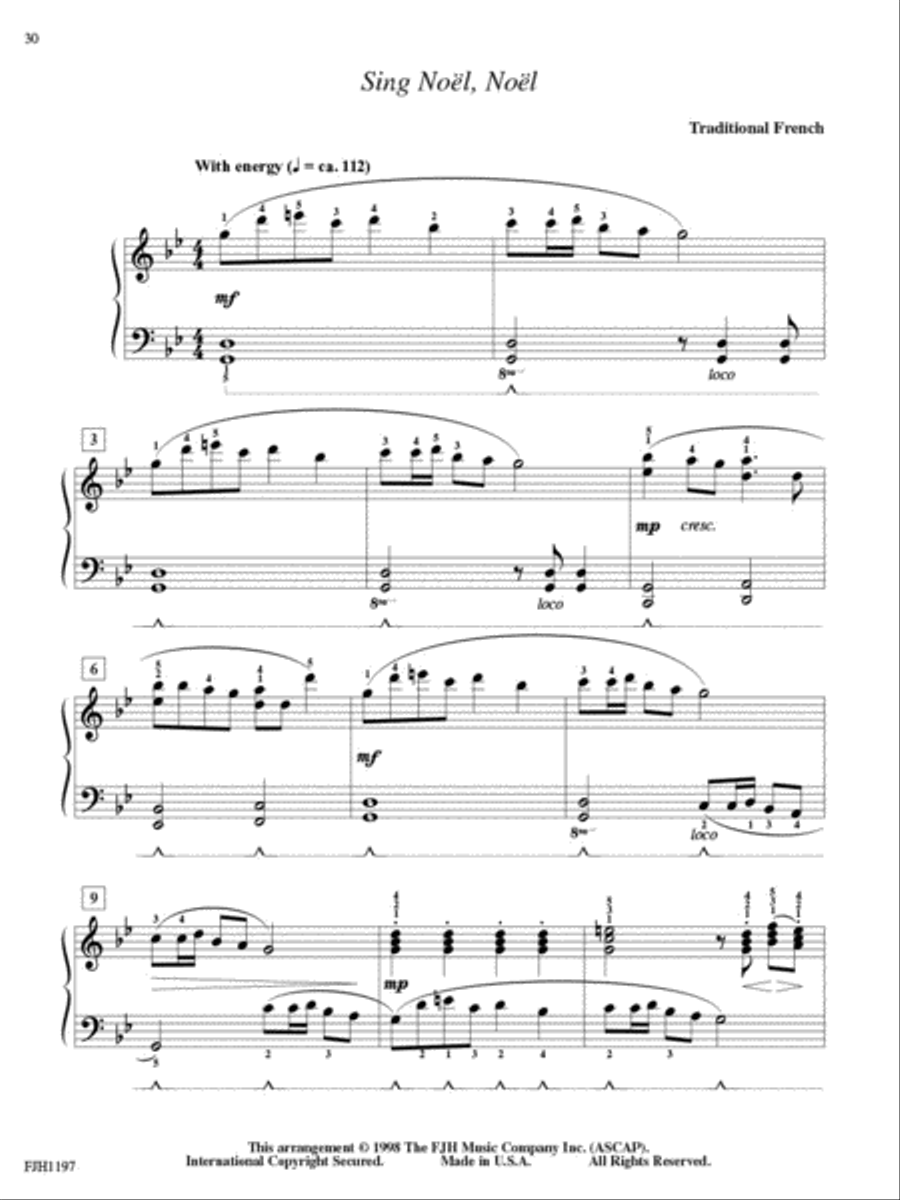 Christmas Encores, Book 1 Piano Method scores gallery preview page 4