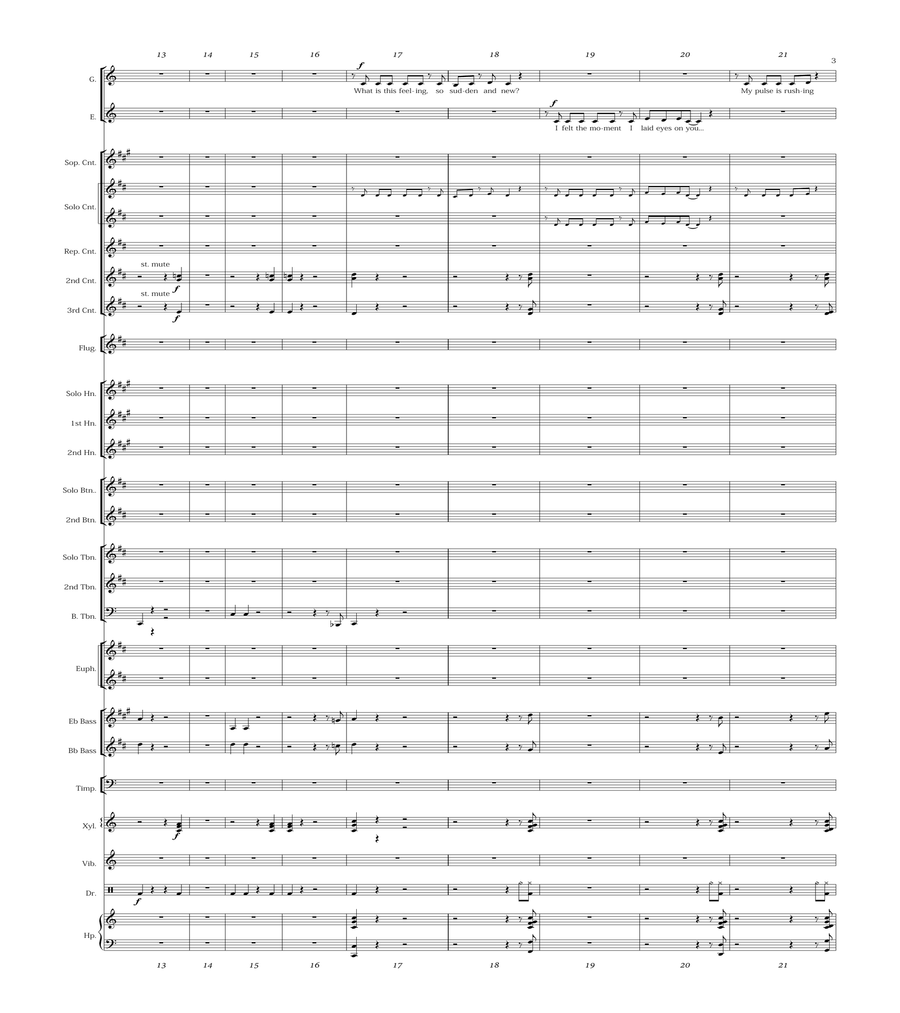 What Is This Feeling? Brass Band scores gallery preview page 4