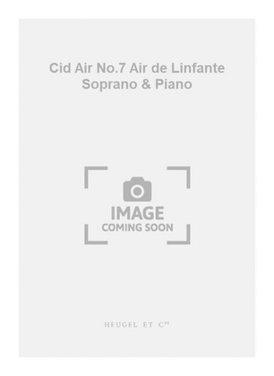 Book cover for Cid Air No.7 Air de Linfante Soprano & Piano