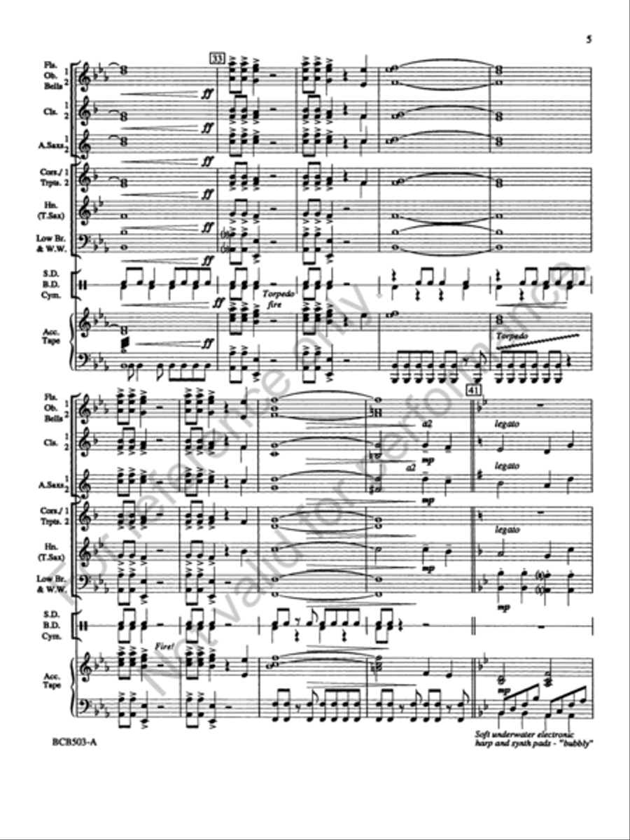 Nautilus Concert Band scores gallery preview page 7