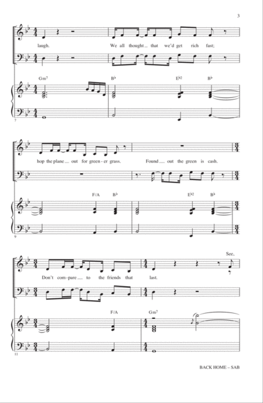 Back Home 3-Part scores gallery preview page 2