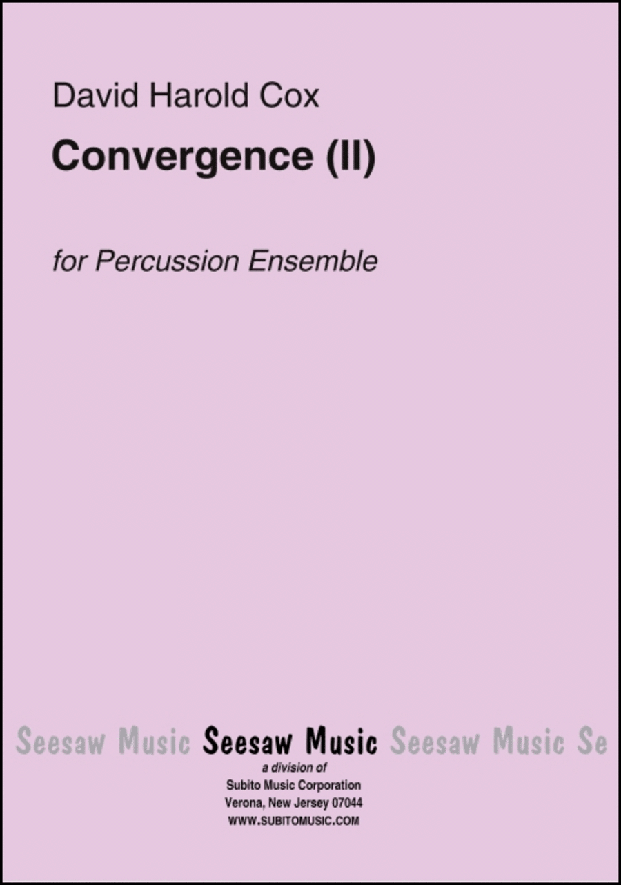 Convergence (II)Symphonic Movement
