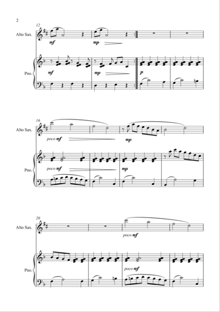 A Walk in the Park A Walk in the Park Piano scores gallery preview page 2