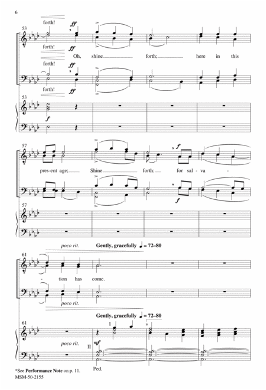 Shine Forth Shine Forth TTBB scores gallery preview page 6