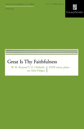 Book cover for Great Is Thy Faithfulness