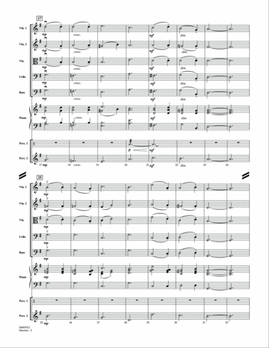 Sanctus (from German Mass) - Full Score Score scores gallery preview page 2