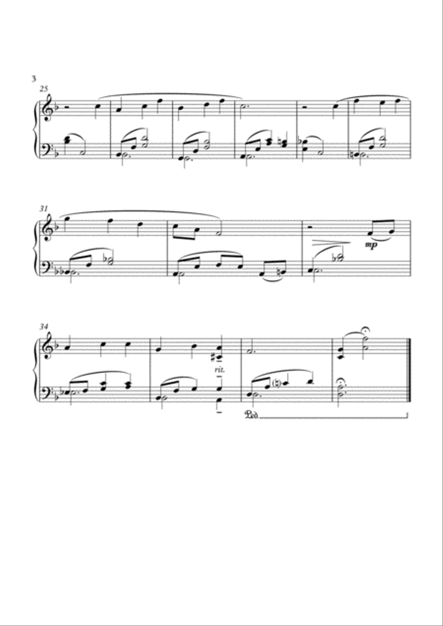 Seven Australian Folk Songs Piano Solo scores gallery preview page 3