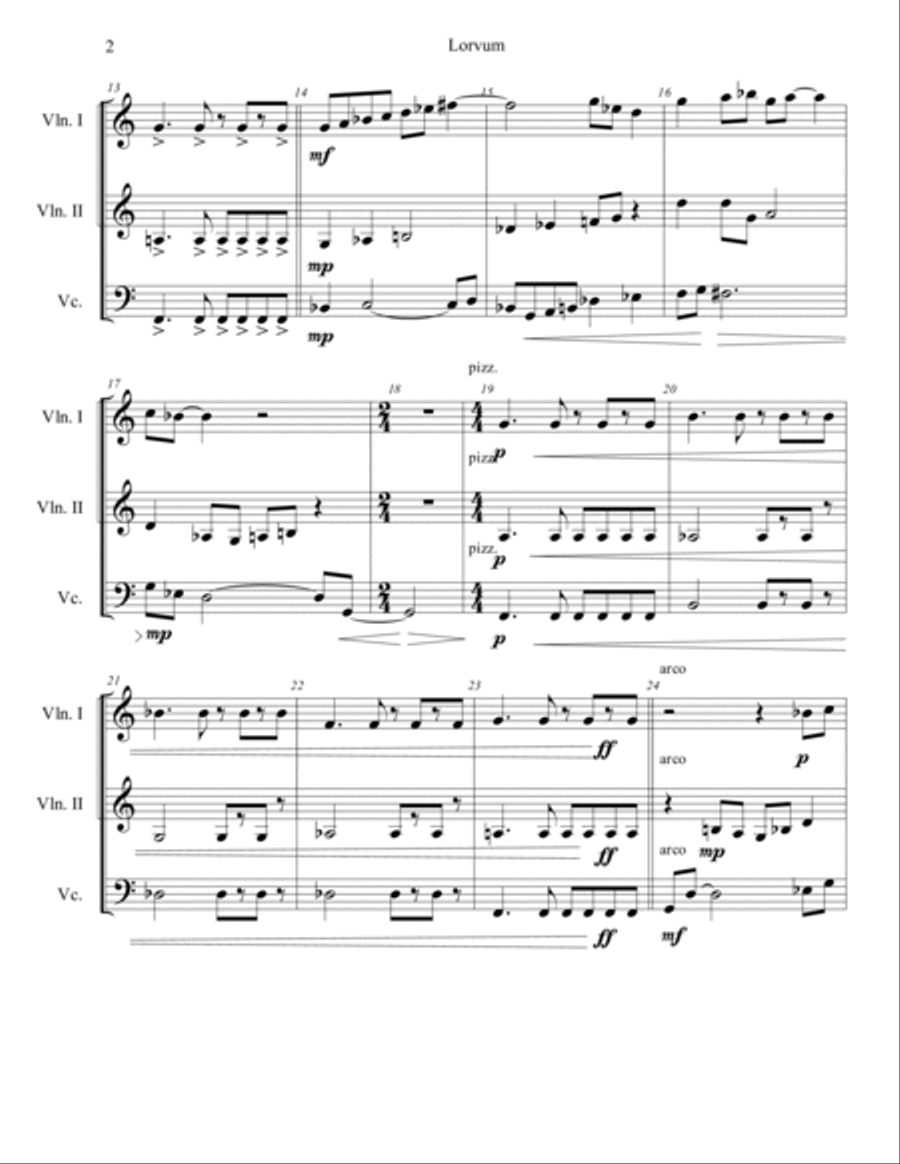 Lorvum Trio String Trio scores gallery preview page 2