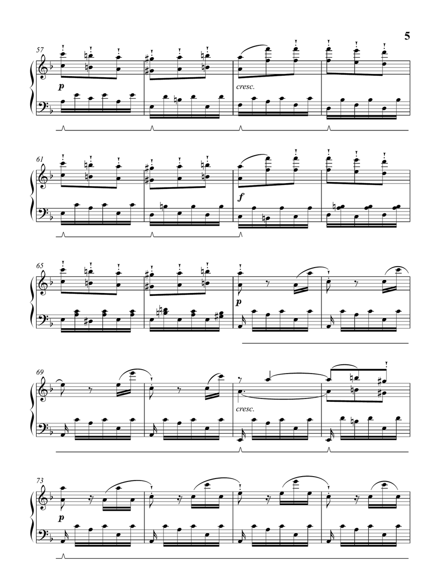 Beethoven: Sonate No. 17 “Tempest”, 3rd Movement, Opus 31, No. 2 (for Piano) Piano Method scores gallery preview page 6