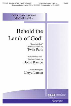 Book cover for Behold the Lamb of God with Lamb of God