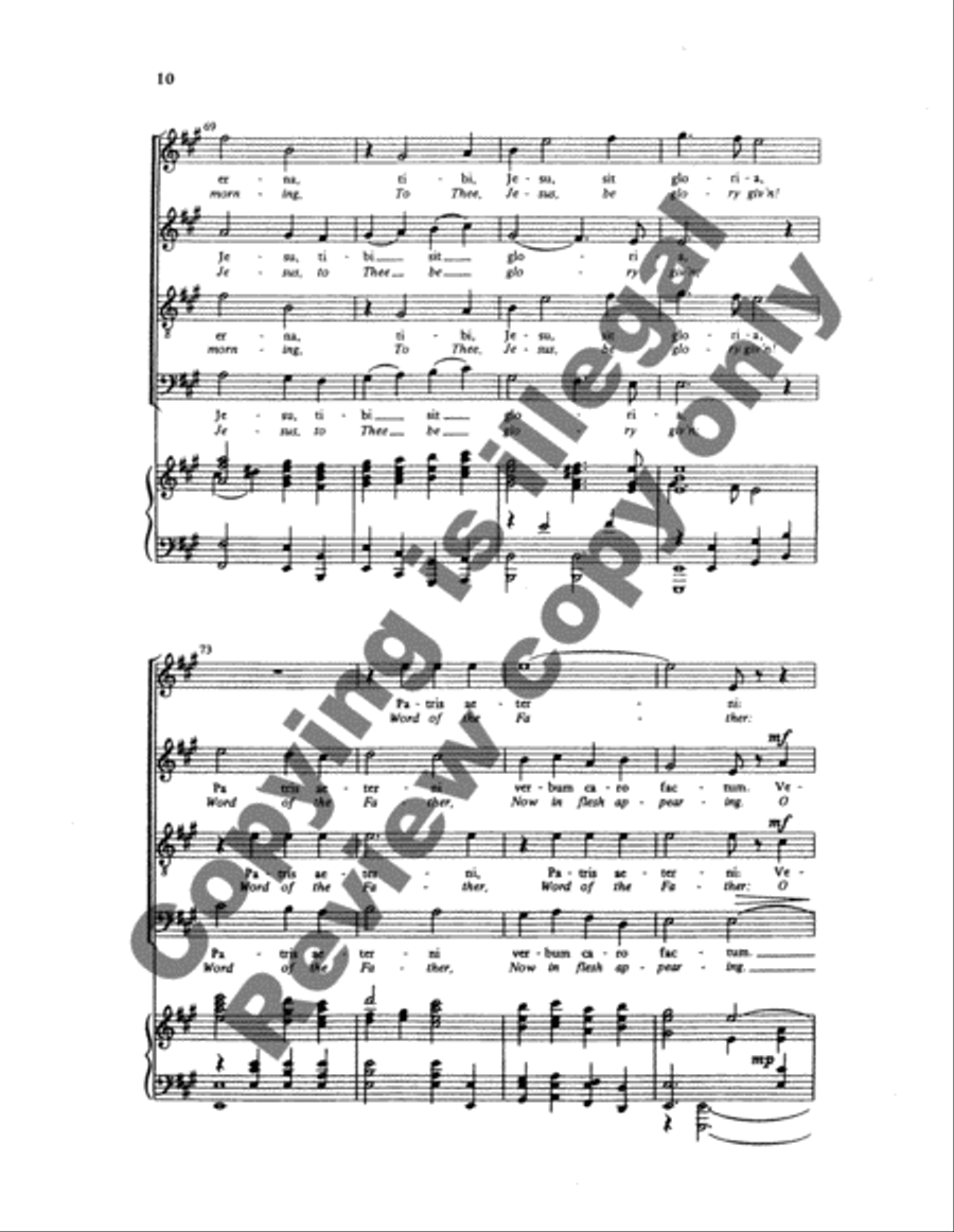 Gaudete: 6. Adeste Fideles 4-Part scores gallery preview page 13