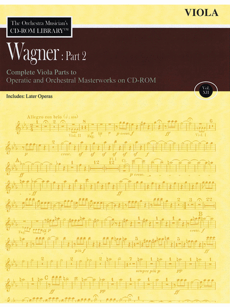 Wagner: Part 2 - Volume 12  Sheet Music