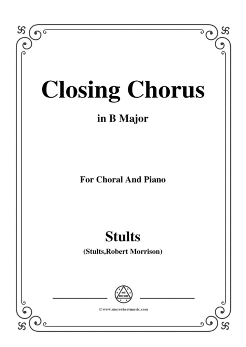 Stults-The Story of Christmas,No.11,Closing Chorus,Crown Him Lord of All,in B Major,for Choral image number null
