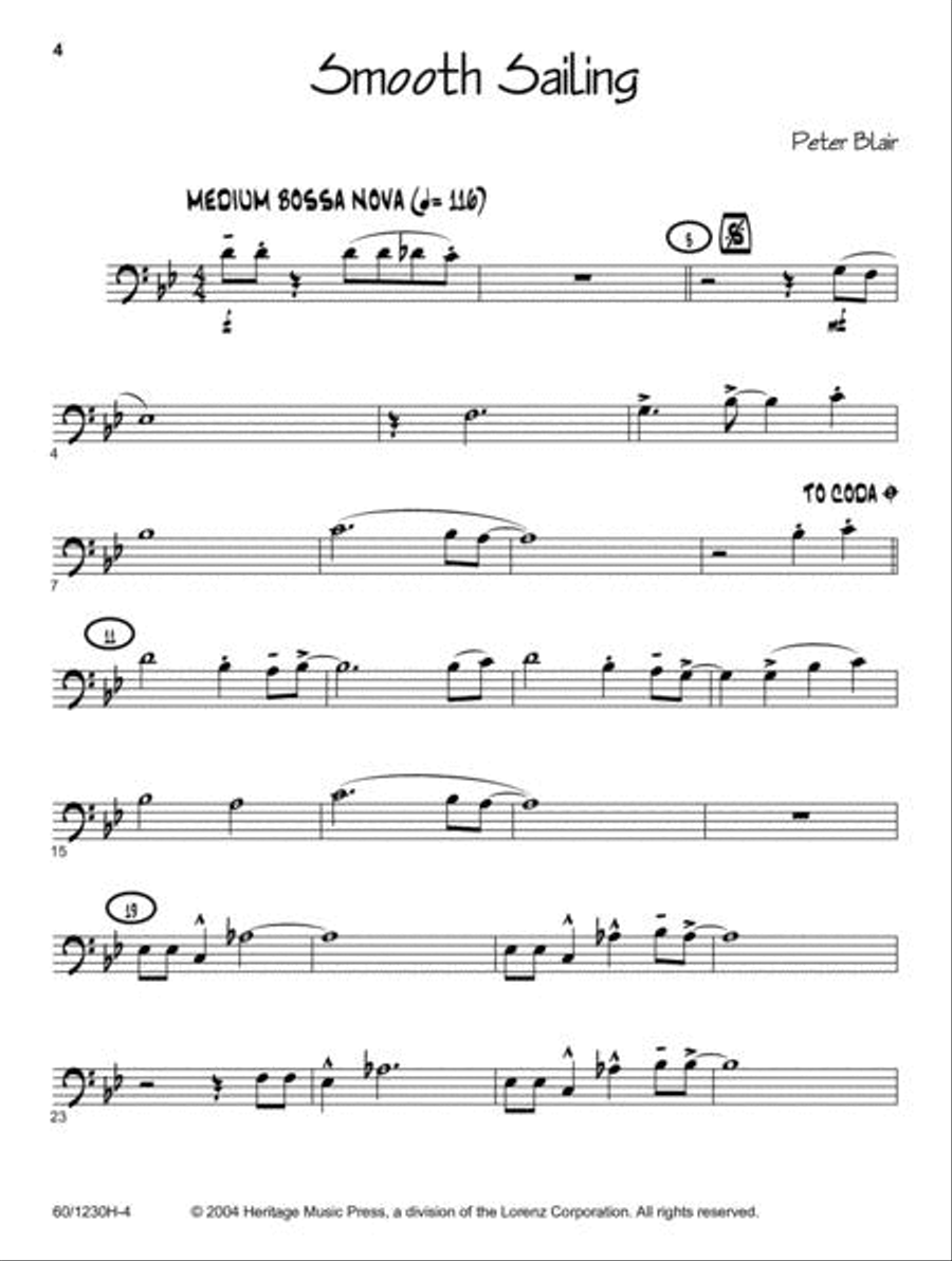 Jazz Basics - Trombone/Baritone B.C. Jazz Ensemble scores gallery preview page 4