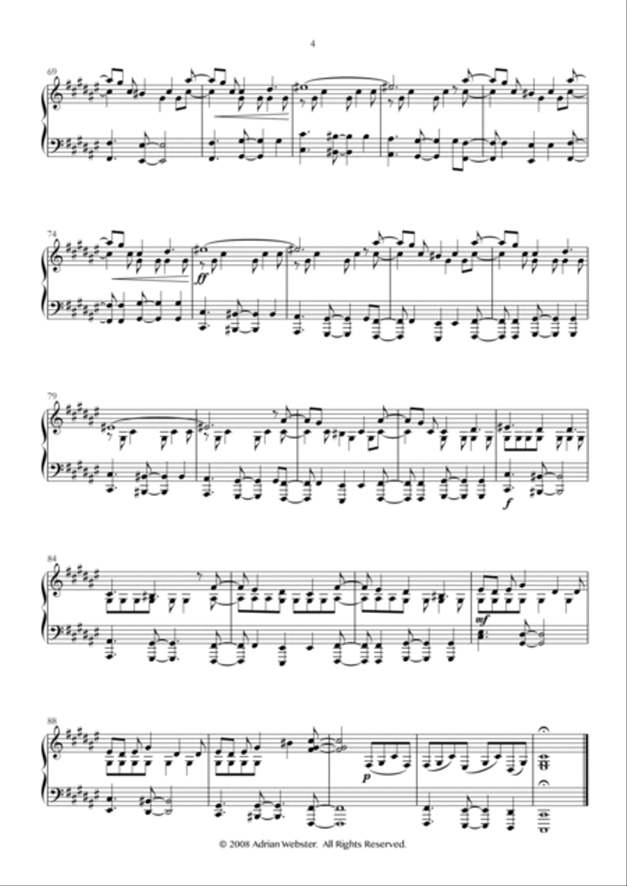Happy Piano Music - CrusaderBeach - Upbeat Piano Solo Songbook Piano Solo scores gallery preview page 5