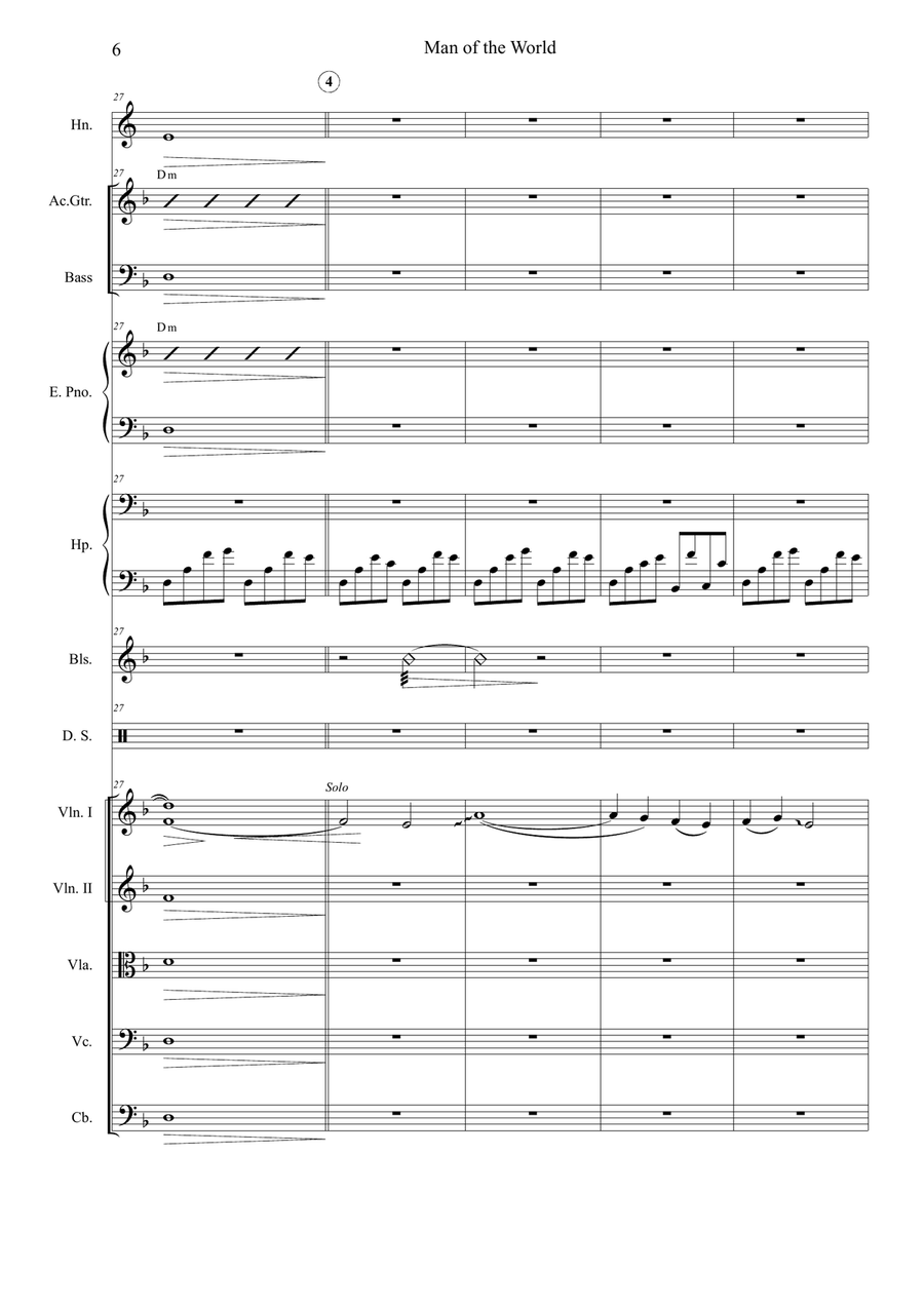 Man Of The World Chamber Orchestra scores gallery preview page 6