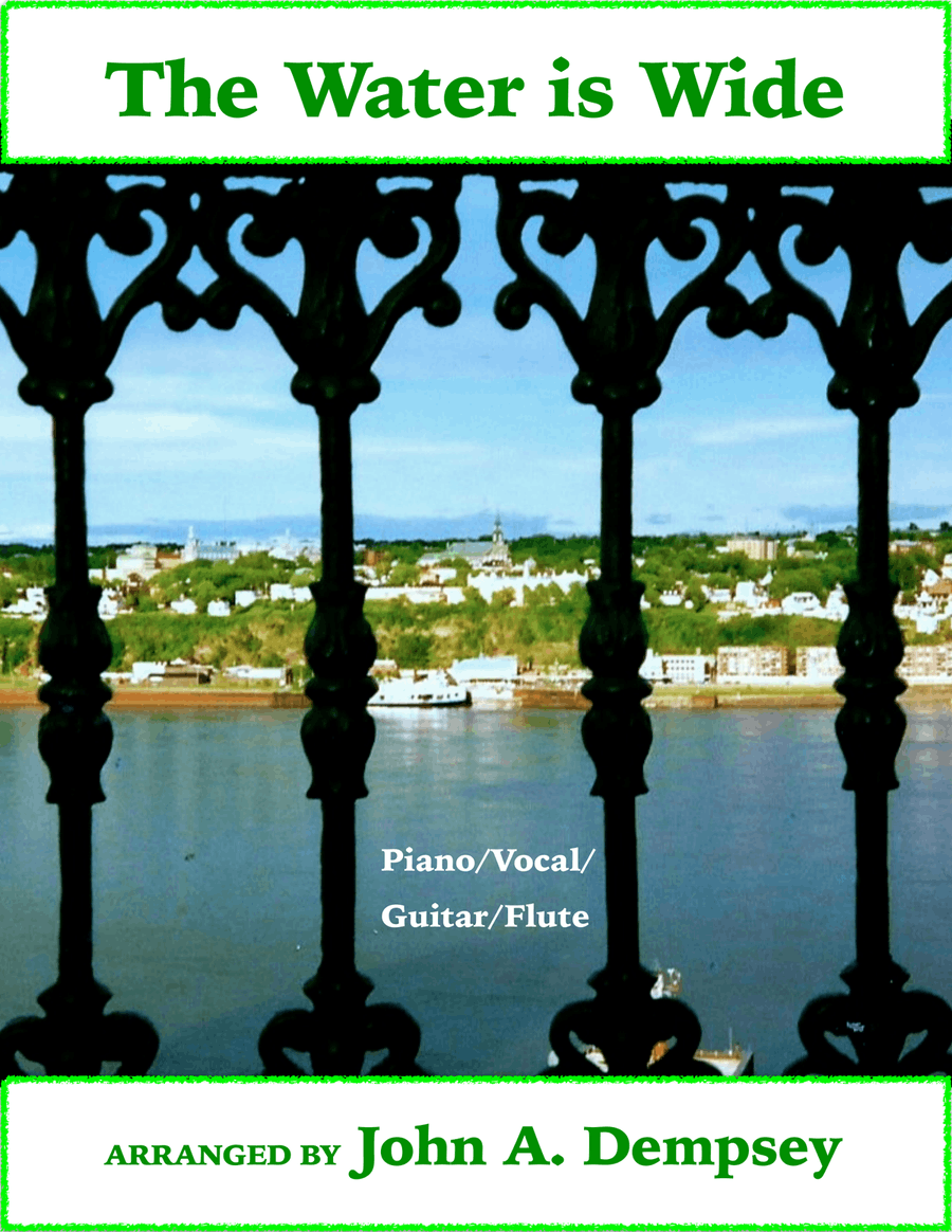 The Water is Wide (Piano/Vocal/Guitar/Flute or Penny Whistle) Piano, Vocal scores gallery preview page 1