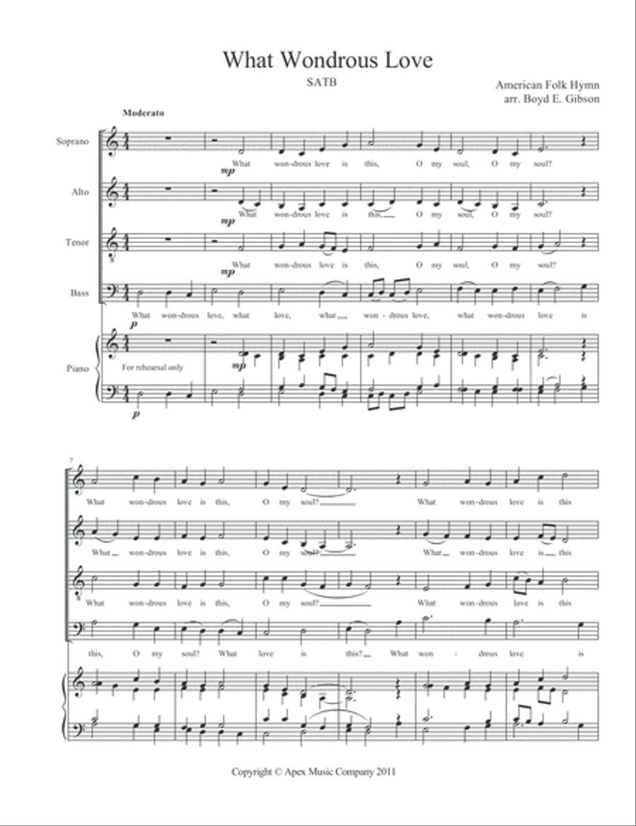 What Wondrous Love Is This 4-Part scores gallery preview page 2