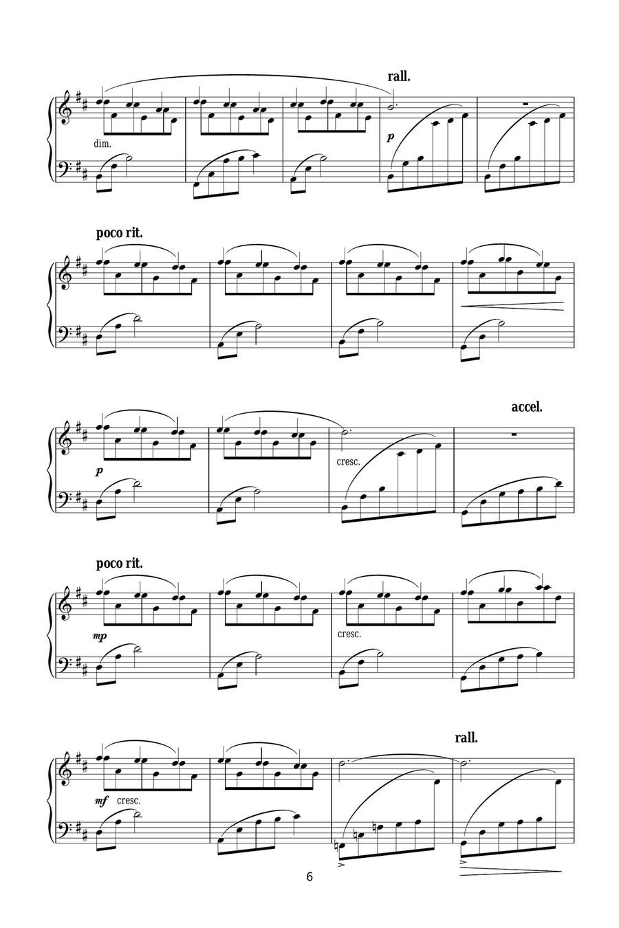 Le Onde Piano Solo scores gallery preview page 6