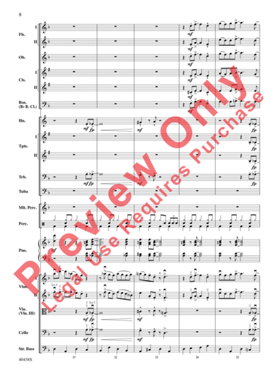 Minnie the Moocher Full Orchestra scores gallery preview page 9