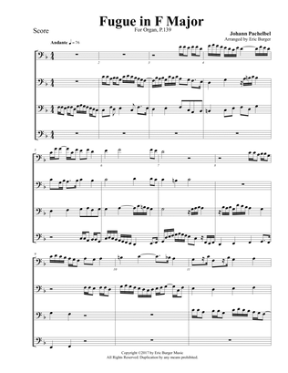 Fugue in F Major for Trombone or Low Brass Quartet