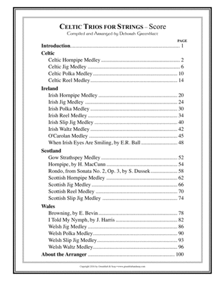 Celtic Trios for Strings - Score - Violin, Viola, Cello (1 book)