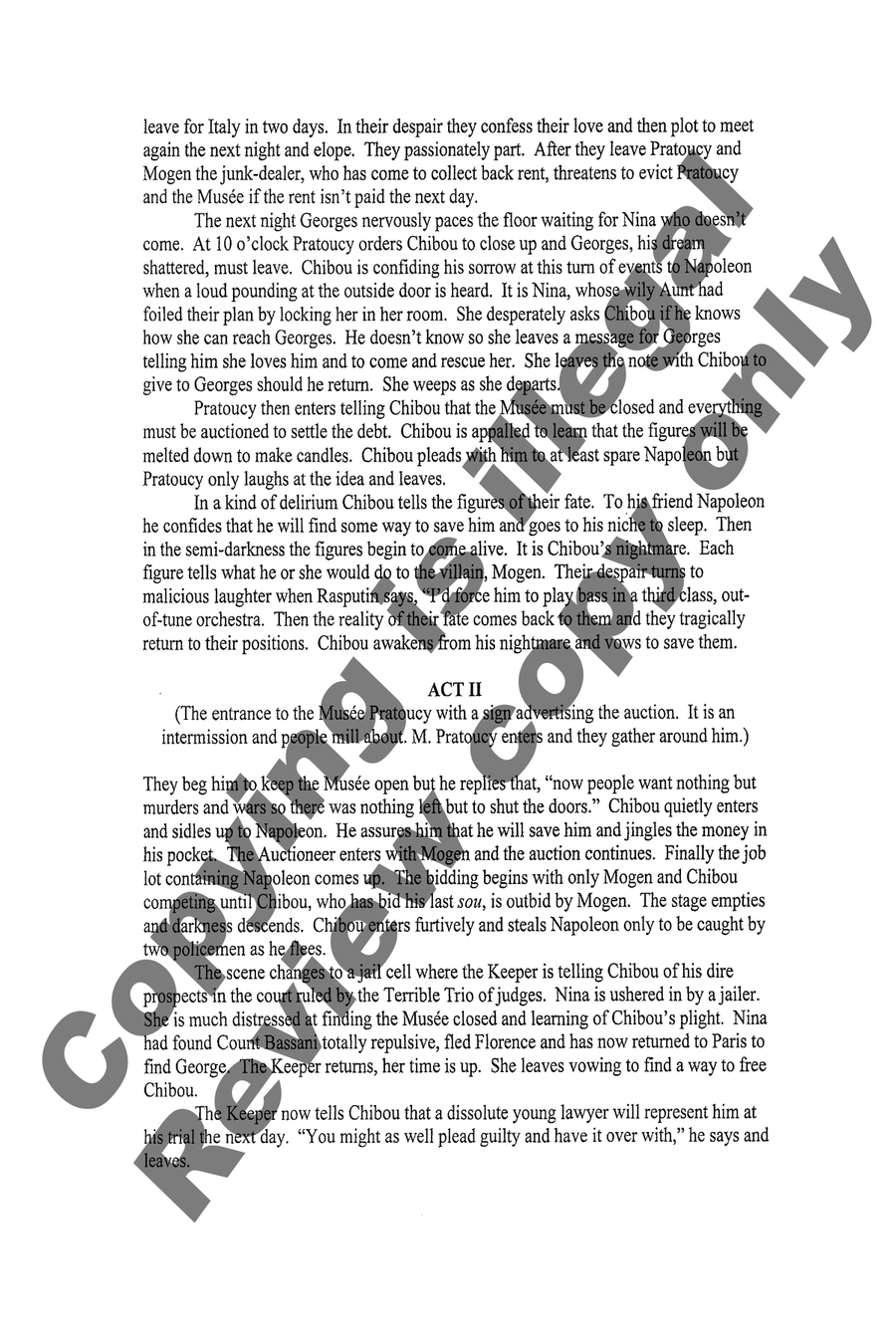 A Friend of Napoleon 4-Part scores gallery preview page 5