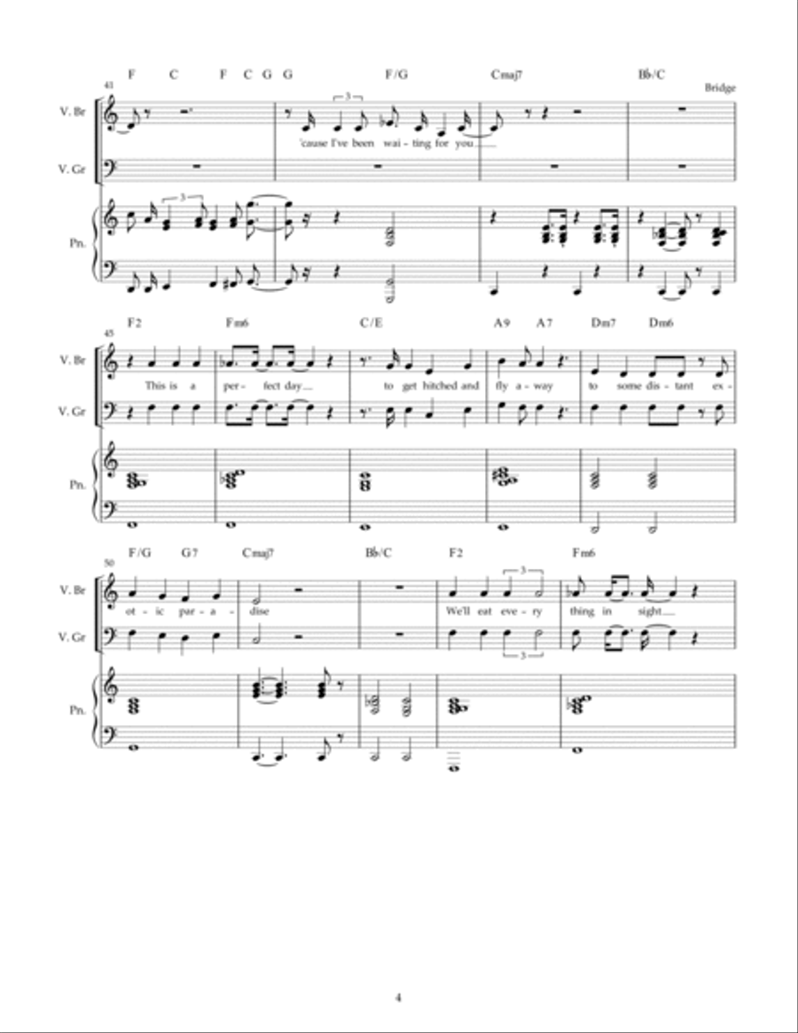 I've Been Waiting for You! Voice scores gallery preview page 4