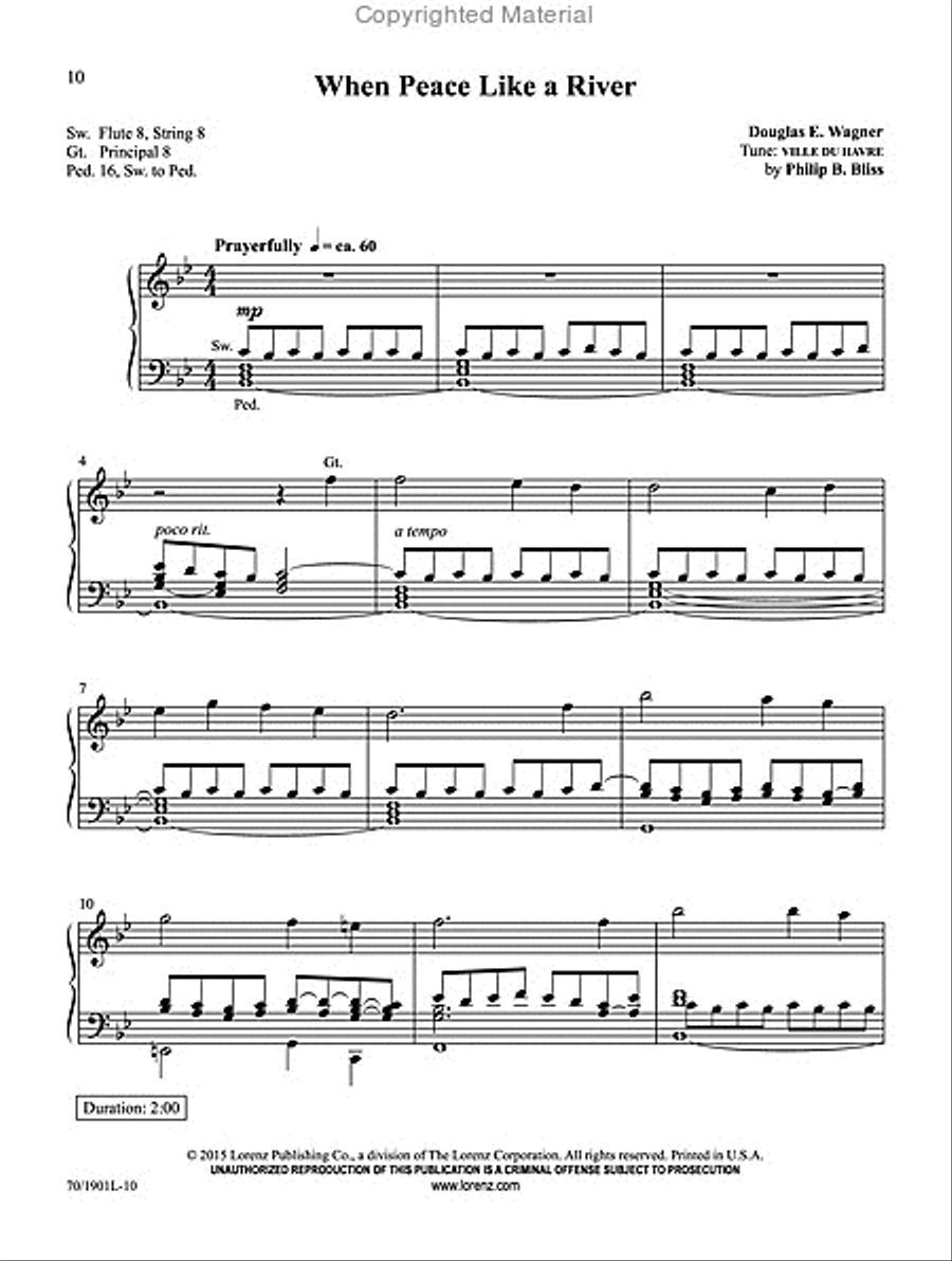 Two Minutes or Less, Volume 2 Organ Solo scores gallery preview page 6