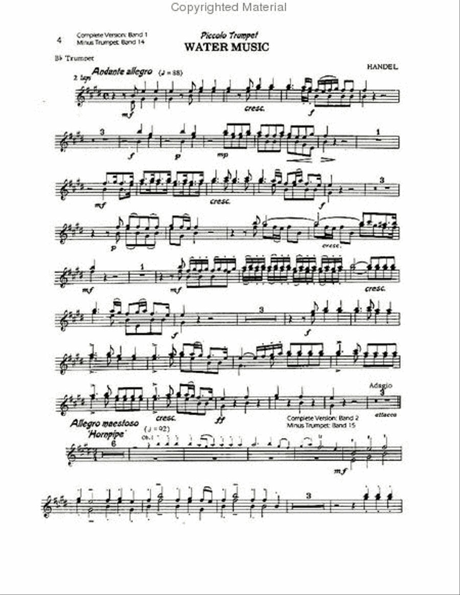 First Chair Trumpet Solos with Orchestral Accompaniment Trumpet Solo scores gallery preview page 2