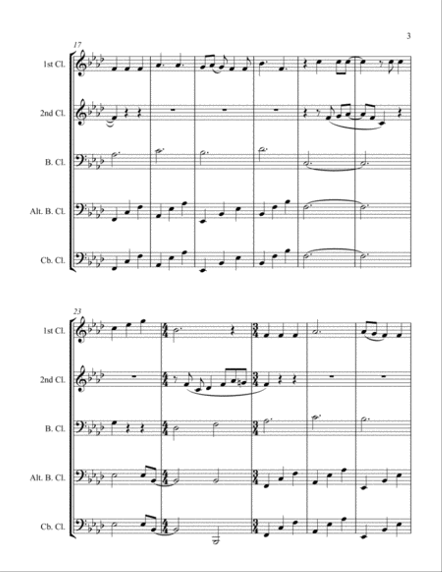 Blood Roses Blood Roses Woodwind Quartet scores gallery preview page 5