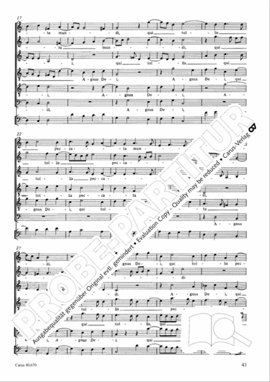 Missa in illo tempore Choir scores gallery preview page 56
