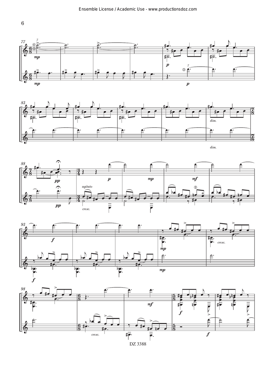 Silhouettes Guitar Duet - Digital Sheet Music page 6