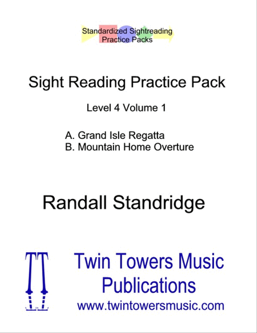 Sight Reading Practice Pack Level 4 Volume 1 Concert Band scores gallery preview page 1