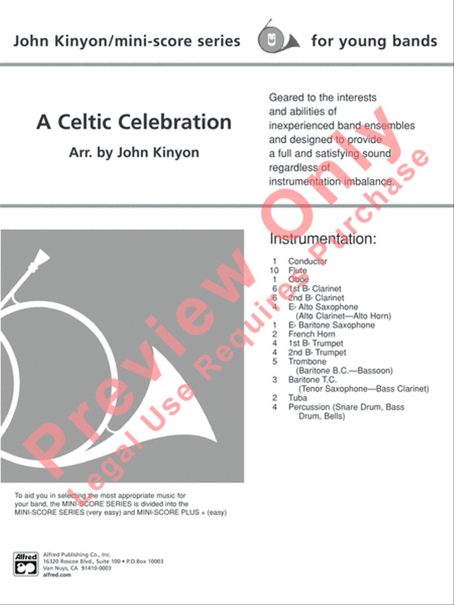 A Celtic Celebration Concert Band scores gallery preview page 2