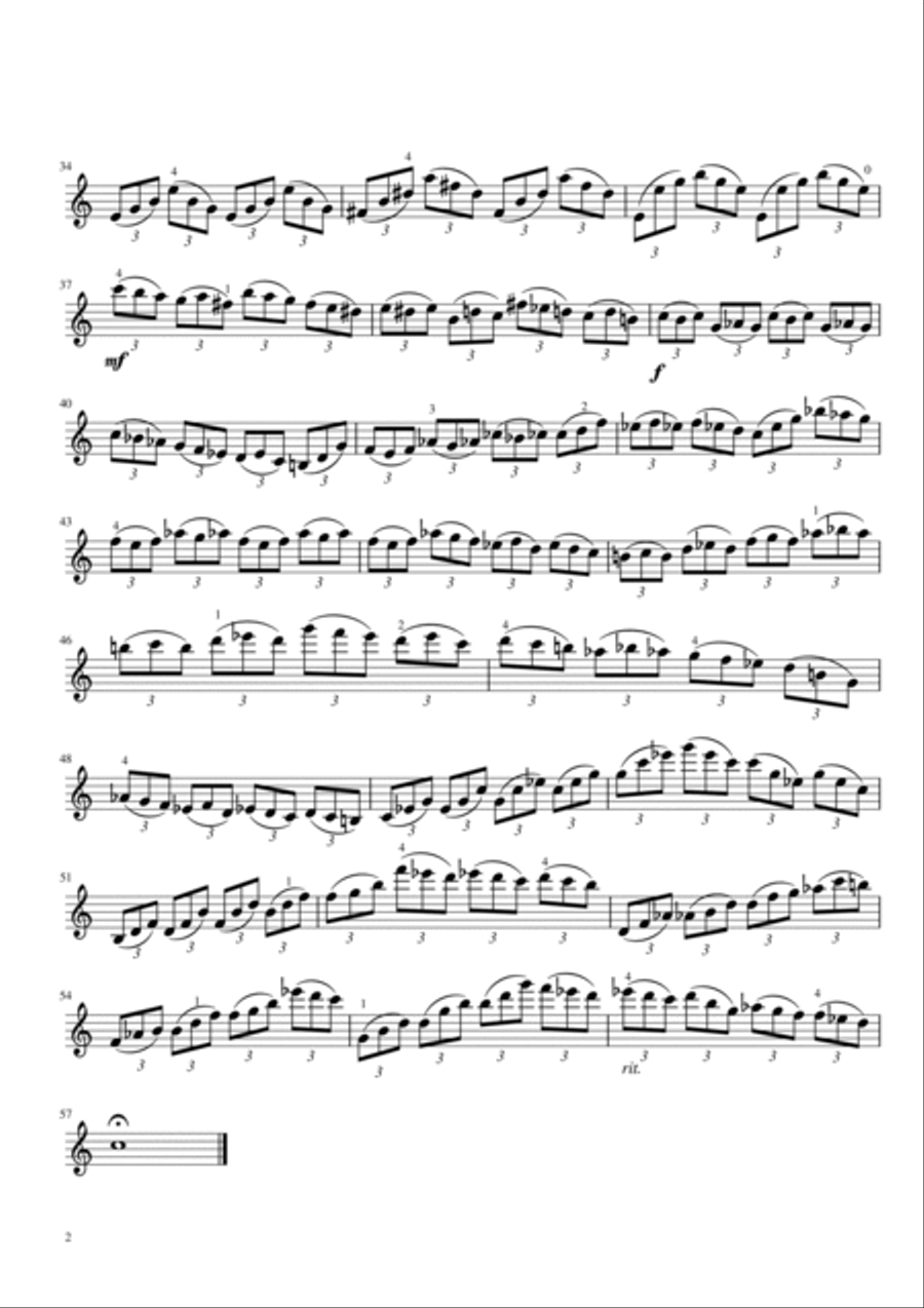 12 Violin Caprices with Practice Comments for Efficient Violin Practicing Violin Solo scores gallery preview page 6