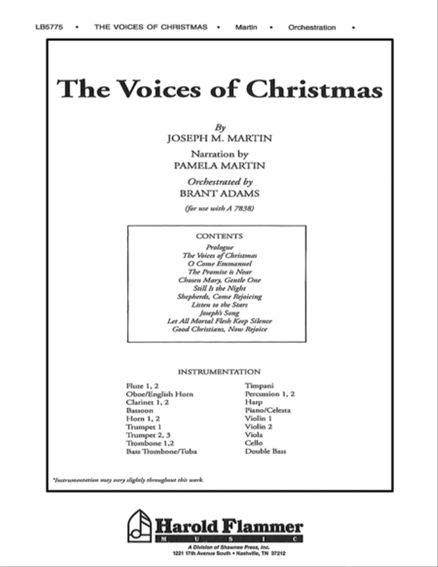 The Voices of Christmas Choir scores gallery preview page 1
