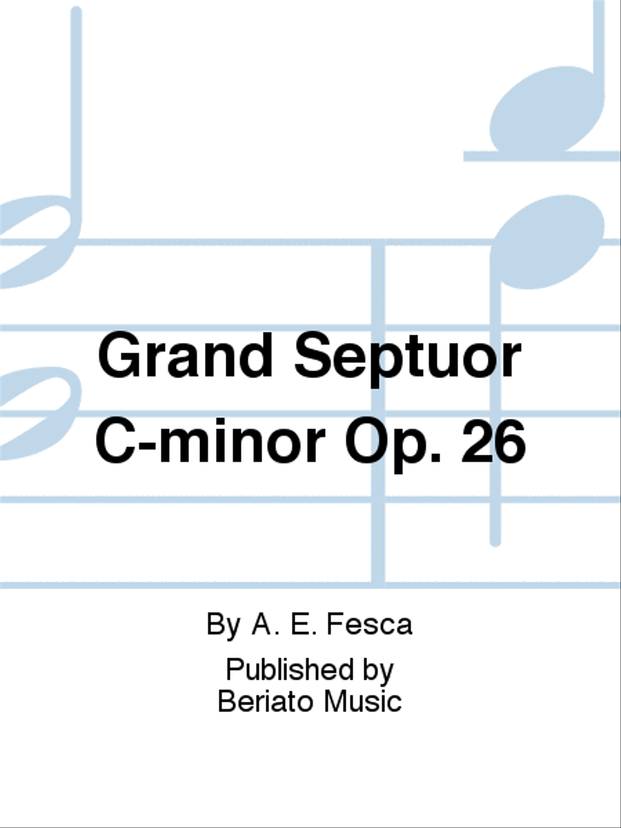 Grand Septuor C-minor Op. 26 Set of Parts scores gallery preview page 1