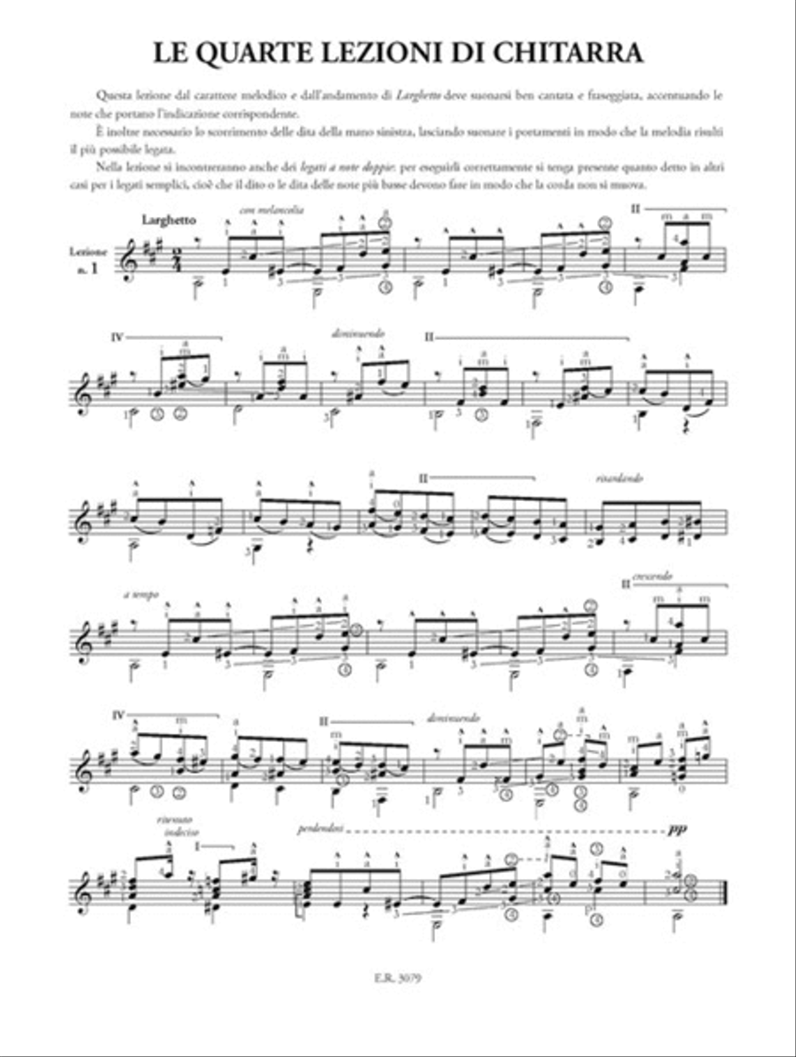 Le Quarte Lezioni Di Chitarra Acoustic Guitar scores gallery preview page 3