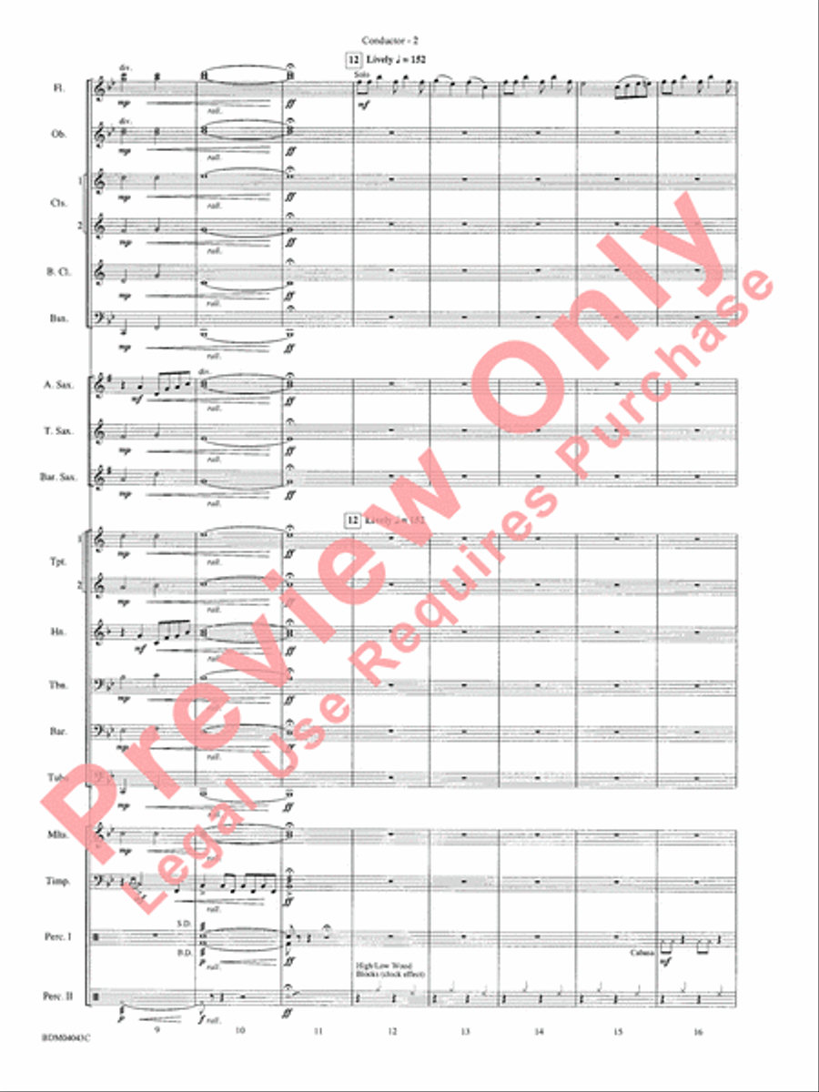Kronos Kronos Concert Band scores gallery preview page 5