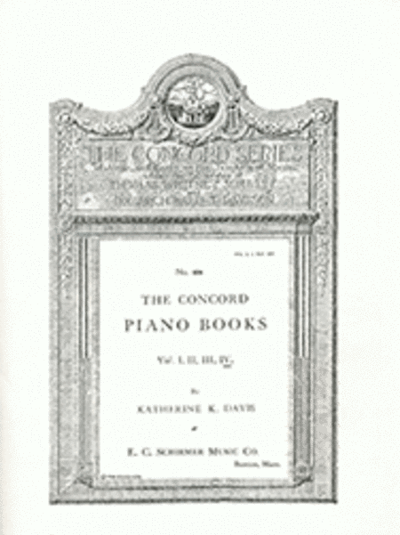 Concord Piano Book, Volume IV