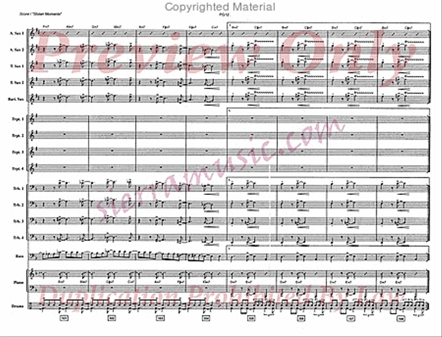 Stolen Moments Big Band scores gallery preview page 13