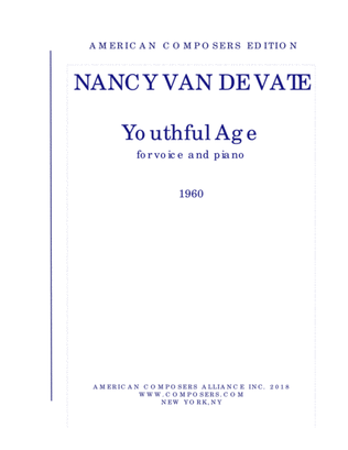 [Van de Vate] Youthful Age
