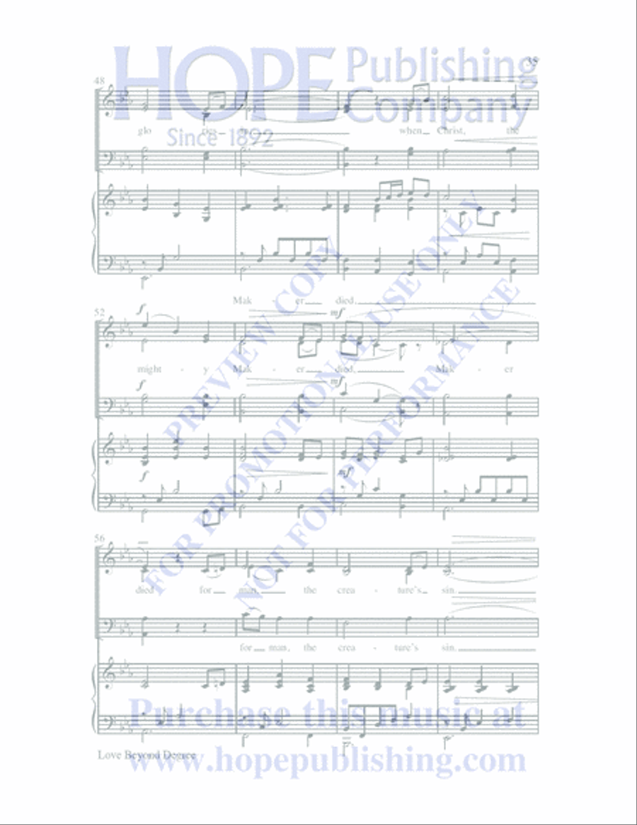 My Savior's Love My Savior's Love Listening CD scores gallery preview page 37