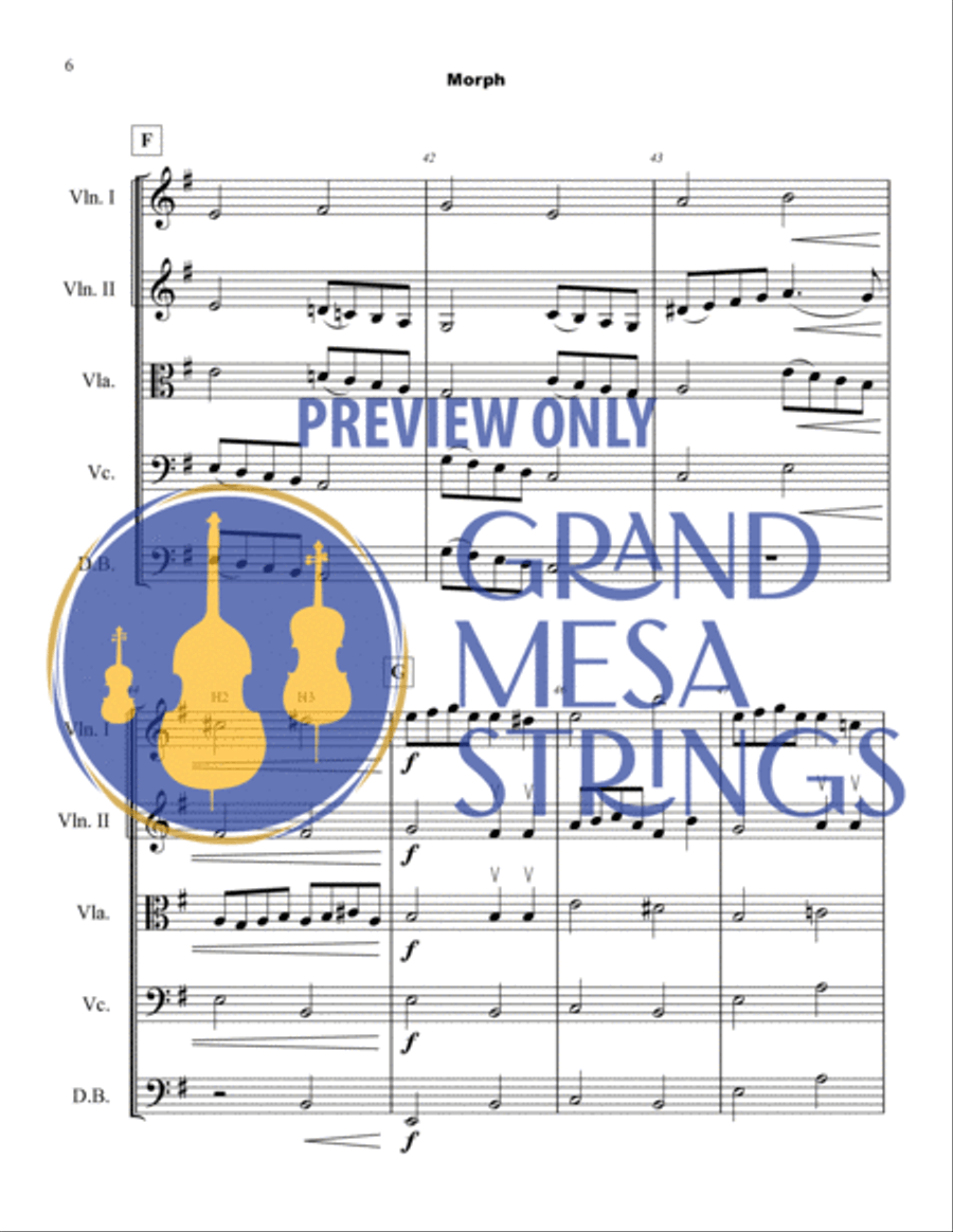 Morph Morph String Orchestra scores gallery preview page 7