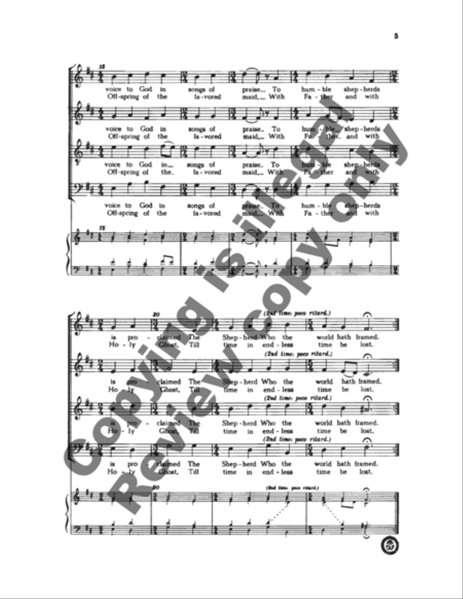 Now Praise We Christ Now Praise We Christ 4-Part scores gallery preview page 6