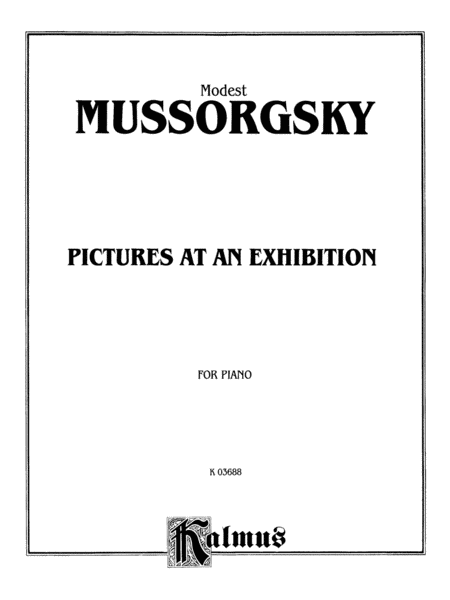 Pictures at an Exhibition by Modest Petrovich Mussorgsky Small Ensemble - Sheet Music