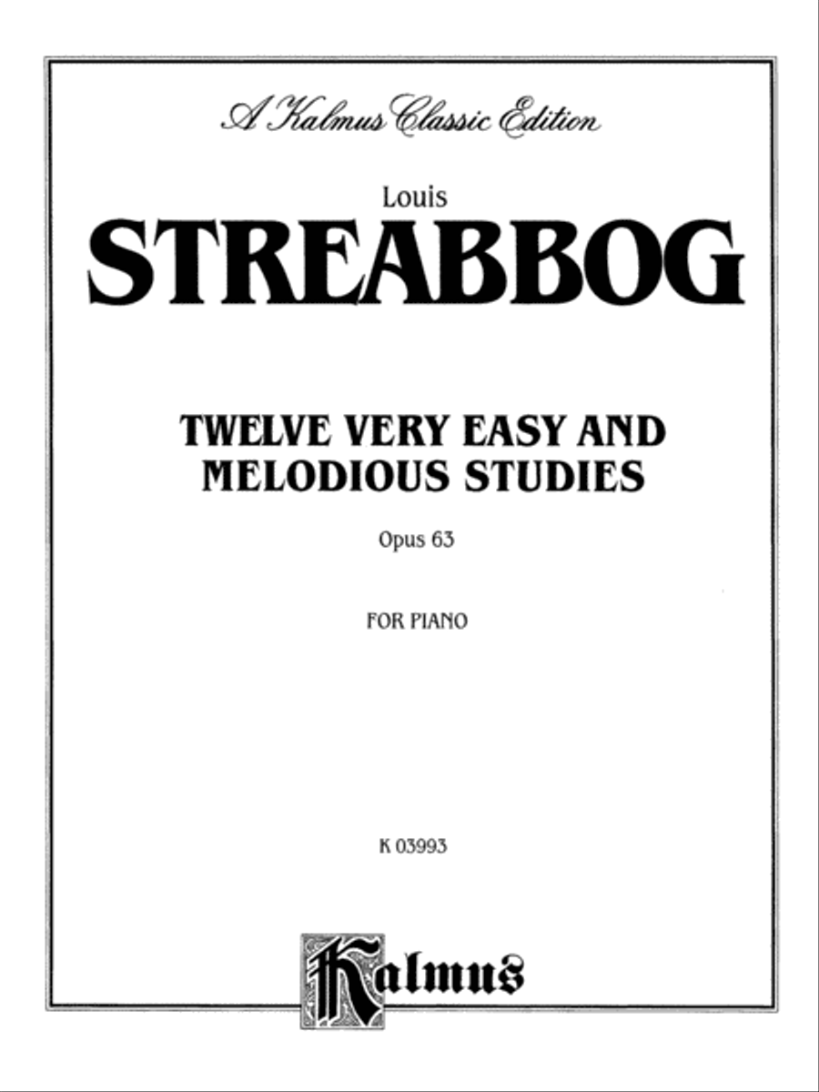 Twelve Very Easy and Melodious Studies, Op. 63 Piano Method scores gallery preview page 2
