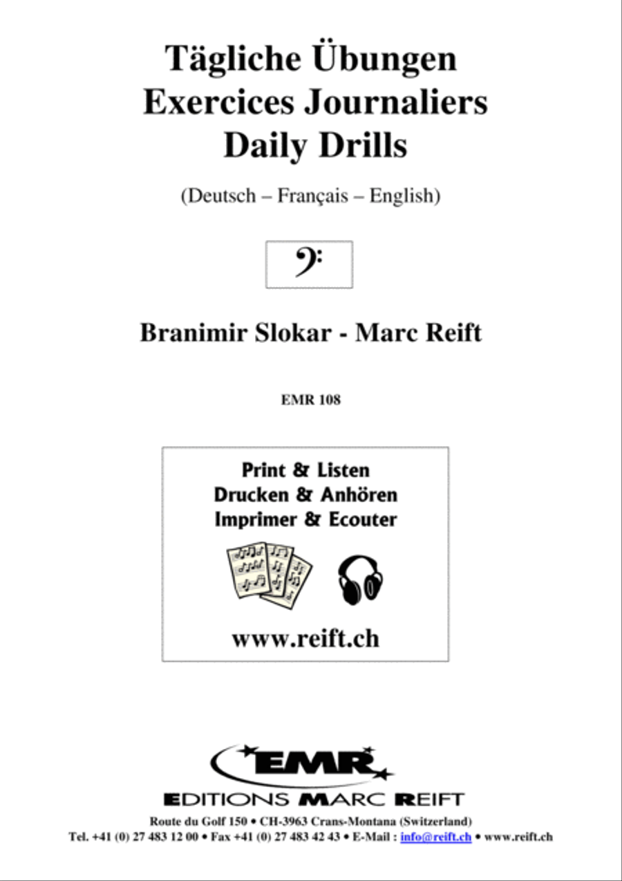 Tagliche Ubungen / Exercices Journaliers / Daily Drills