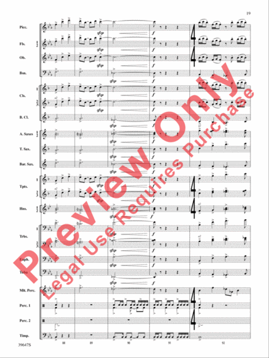 Oak Island Odyssey Oak Island Odyssey Concert Band scores gallery preview page 20